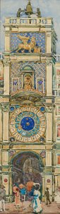 Torre del reloj, Plaza de San Marcos, Venecia de Maurice Brazil Prendergast